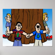 Poster: "Save Our Trees"