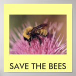 Poster: SAVE THE BEES posters