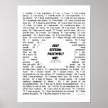 Poster: "Self Esteem_Positively Me" posters