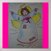 Poster/Singing Angel