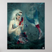 Póster sirenita posters
