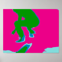 Poster Skater Pop Art
