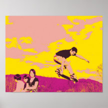 Poster Skater Pop Art