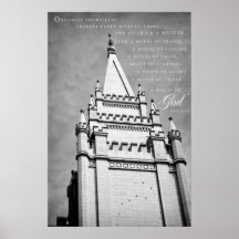 Poster-SLC LDS Temple 4