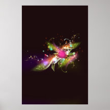 Poster: Space Wings: Vector Art