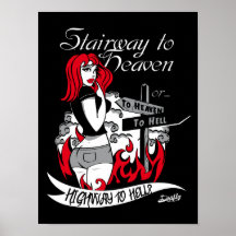 poster  staIrway to hell fondo