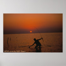 Poster / Sunset Fishing