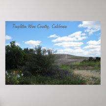 Poster: Templeton, CA, Wine County in May
