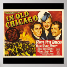 Poster-Vintage Chicago Art-In Old Chicago