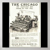 Poster-Vintage Chicago Art-The Chicago