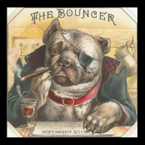 Poster Vintage Dog Bouncer Bar posters