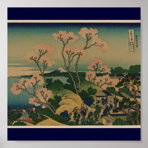 Poster-Vintage Japanese Art-Hokusai Katsushika 2