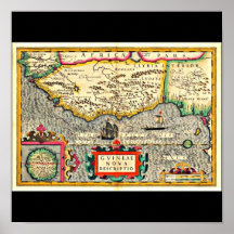 Poster-Vintage Maps-Jodocus Hondius 30