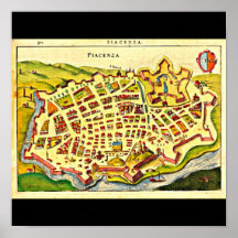 Poster-Vintage Maps-Jodocus Hondius 39