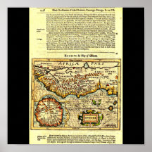 Poster-Vintage Maps-Jodocus Hondius 42