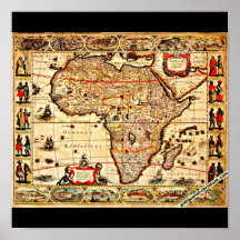 Poster-Vintage Maps-Jodocus Hondius 43