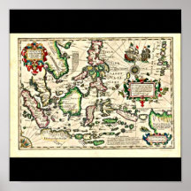 Poster-Vintage Maps-Jodocus Hondius 5