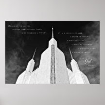 Poster - Washington DC LDS Temple