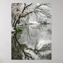 Poster Winter Scene