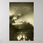 Poster with anti-war message: WHY WAR?