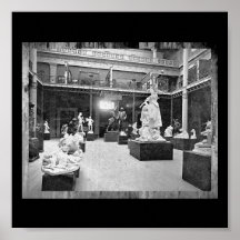Poster-World's Fair-Court of Statuary 1893