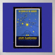 Poster-WPA Chicago-Drama of the Heavens-WPA