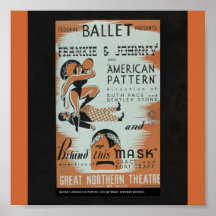 Poster-WPA Chicago-Frankie & Johnny