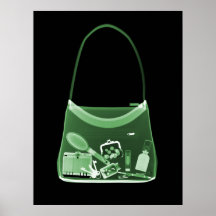 POSTER - X-RAY PURSE BLACK GREEN