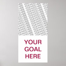 Poster, Your Goal, Change The Size, Add Frame!