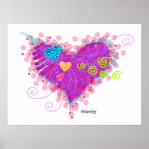 Posters, Prints - HEARTS A FIRE!