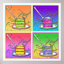 Posters, Prints - Pop Art Cake