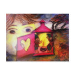 Postkarte ``Fairytale visitors´´