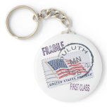 Postmark Duluth 55812 Key Chain