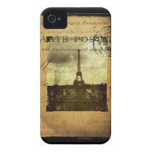 Postmarked Paris iPhone 4 Case-Mate Case