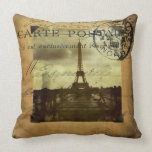 Postmarked Paris Pillow
