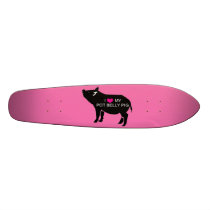 Pot Belly Pig Skateboard Oldschool