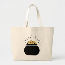 Pot d'or sac de toile