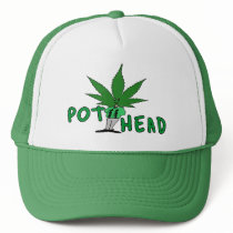 Pot Head Trucker Hats