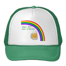 Pot O gold FRONT AND BACK designs each Mesh Hats