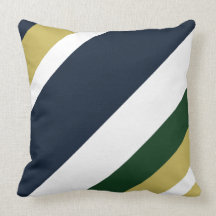 Pot o' Gold Striped Throw Pillow