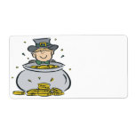Pot Of Gold Personalised Shipping Labels