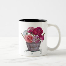 Pot of Roses mug