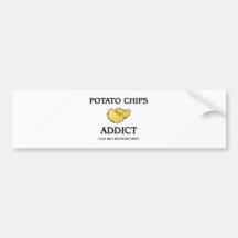 Potato Chips Addict Bumper Sticker