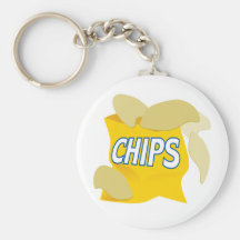 potato chips keychain