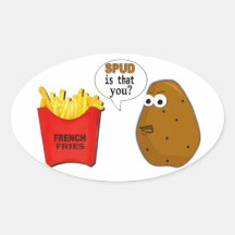 Potato French Fries is that you? Sticker