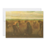 Potato Planting by Vincent van Gogh Invitation