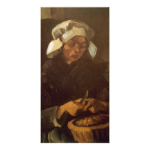 Potatoes by Vincent van Gogh Custom Photo Card