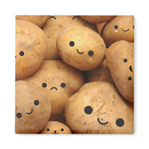 Potatoes Fridge Magnets