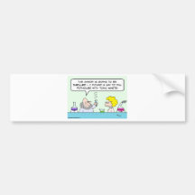 potholes toxic waste scientist bumper sticker