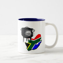 Potjiekos lovers South African flag gifts Mugs